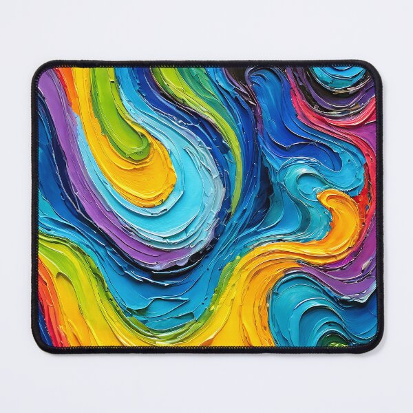 Item preview, Abstract artwork with rich paint colors designed and sold by Diana Voicu.