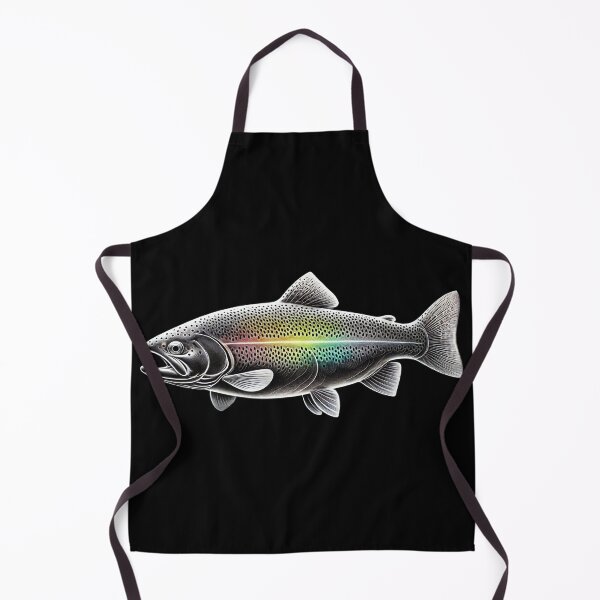 Item preview, Monochromatic Fish - Rainbow Trout designed and sold by Blink Art Studio.