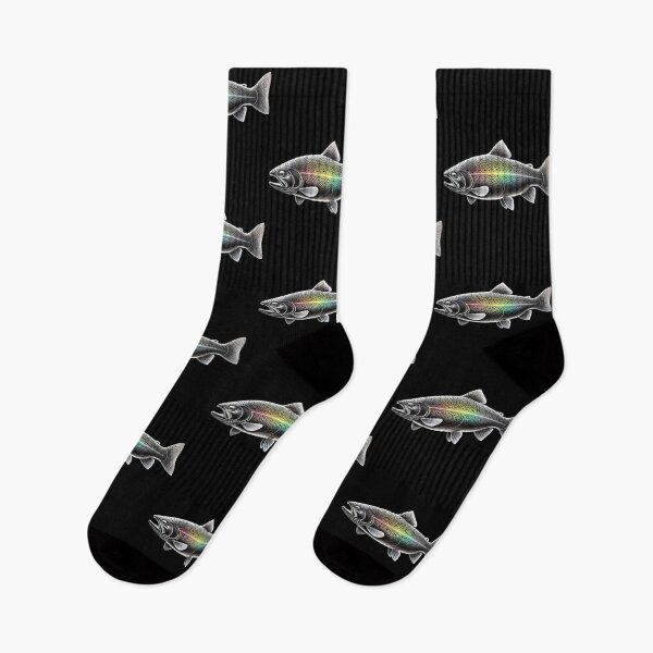 Item preview, Monochromatic Fish - Rainbow Trout designed and sold by Blink Art Studio.