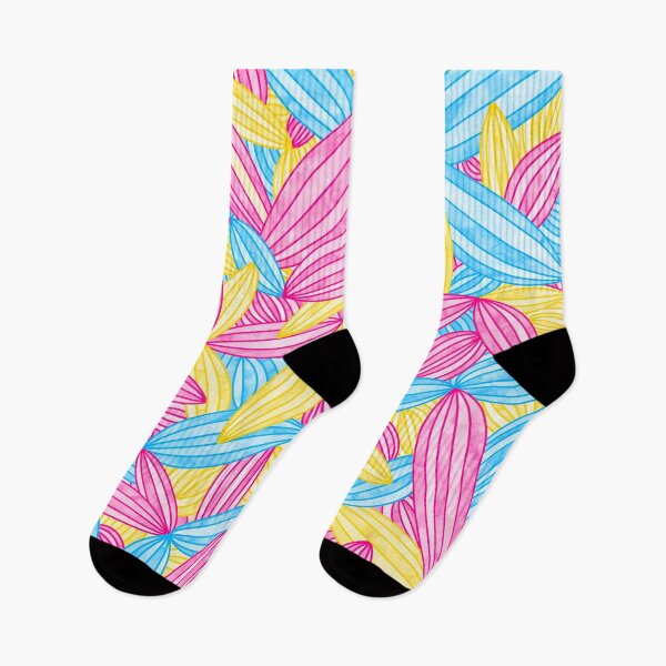 Item preview, Pansexual Pride Abstract Zen Flower Petals Pink Yellow Blue designed and sold by JoyfulJen.
