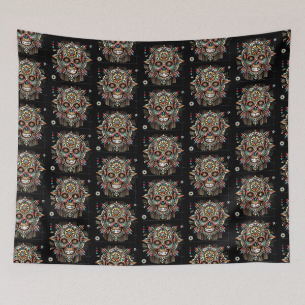 Item preview, Tribal Skull 5 designed and sold by LaNadaYFundante.