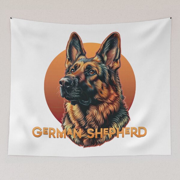 Item preview, Poster Prints T-Shirt Design - Dog Breeds: German Shepherd designed and sold by ForeverPrintsOK.