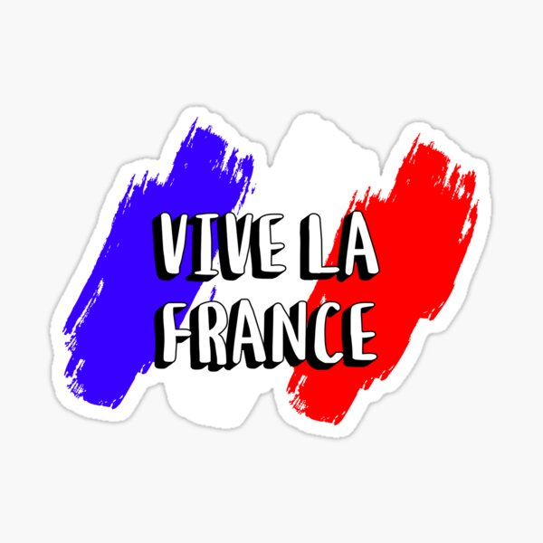 Vive La France Sticker