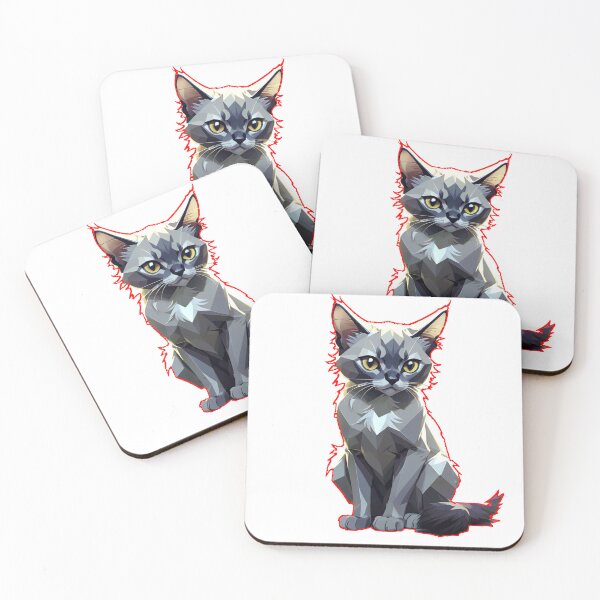 Item preview, Balinese Cat: The Graceful Allure of Siamese Elegance Sticker designed and sold by MYRACHID.