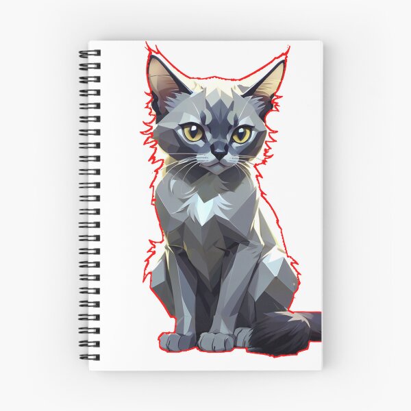 Item preview, Balinese Cat: The Graceful Allure of Siamese Elegance Sticker designed and sold by MYRACHID.