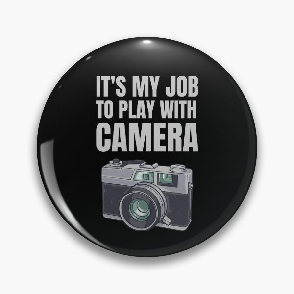 Item preview, Photographer's Dream - It's My Job to Play with Cameras gift photography  designed and sold by skulltshirt.
