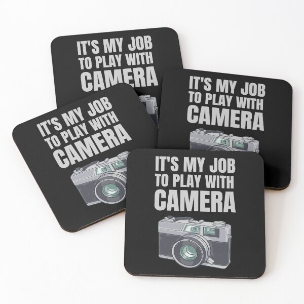 Item preview, Photographer's Dream - It's My Job to Play with Cameras gift photography  designed and sold by skulltshirt.