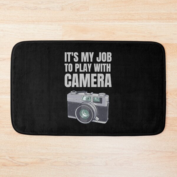 Item preview, Photographer's Dream - It's My Job to Play with Cameras gift photography  designed and sold by skulltshirt.