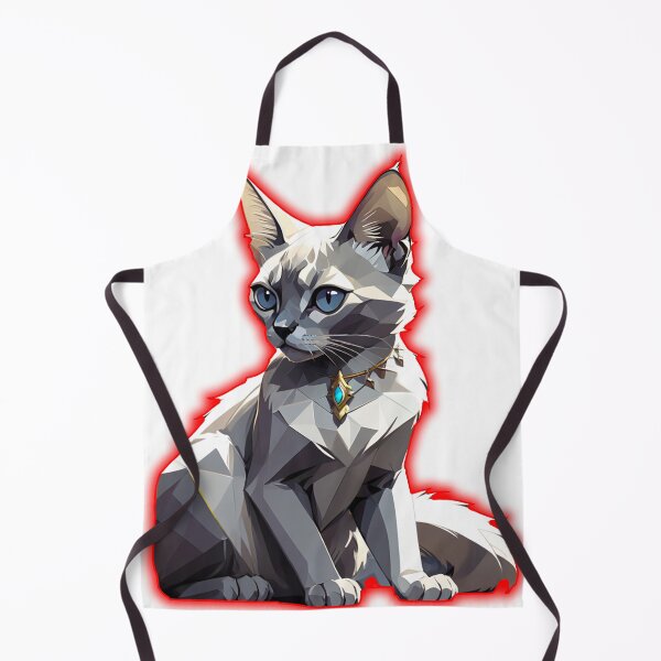 Item preview, Balinese Cat: The Graceful Allure of Siamese Elegance Sticker designed and sold by MYRACHID.
