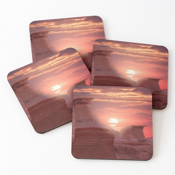 Item preview, Sunset Over the Hoodoo Trail in Drumheller, AB designed and sold by jrtwynam.