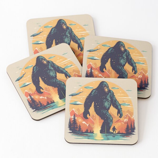 Item preview, Big foot and UFO's designed and sold by ASABOVESOBELOW3.