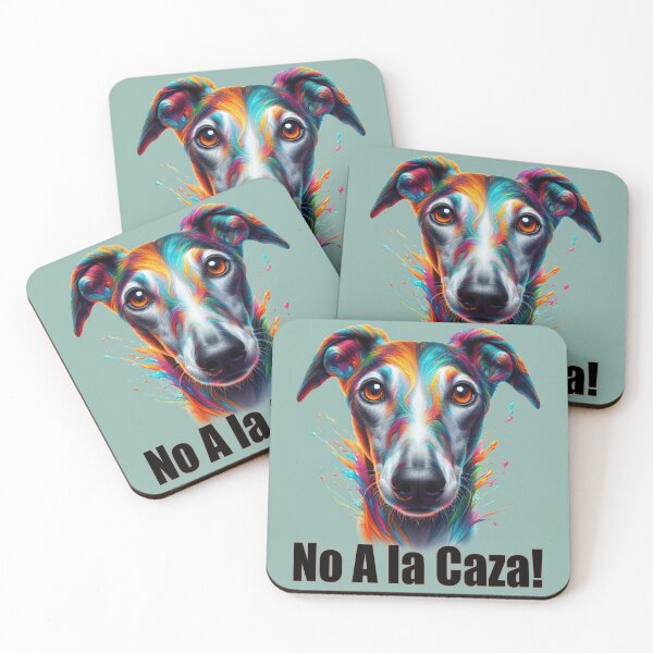 Item preview, No A la Caza! - Stop the hunt! Galgo in color designed and sold by Berlini.