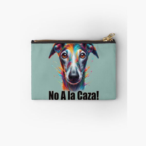 Artikelvorschau, No A la Caza! - Stoppt die Jagd! Galgo in bunt entworfen und verkauft von Berlini.