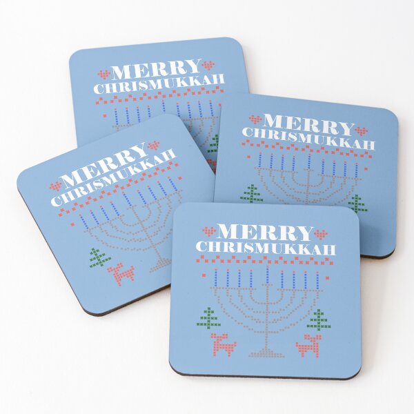 Item preview, Merry Chrismukkah Happy Hanukkah + Merry Christmas Ugly Sweater designed and sold by darkskydelights.