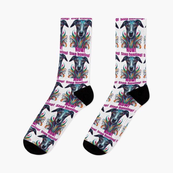 Item preview, Stop hunting! Now! - Stop the hunt! Now! Galgo in colorful designed and sold by Berlini.
