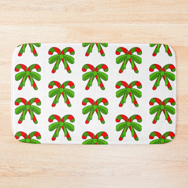 Item preview, Merry Christmas Candy Canes With Green Bow designed and sold by Sartoris Art.