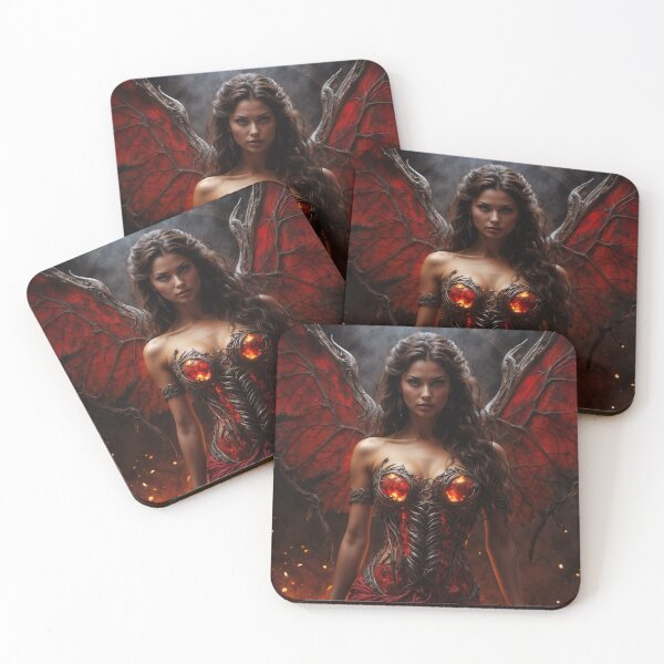 Item preview, Woman in fire with red wings designed and sold by photoparadise22.