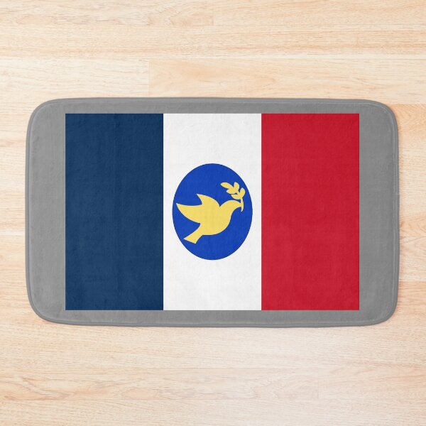 Item preview, French Peace Dove Coat of Arms Flag designed and sold by JonathanR1994.