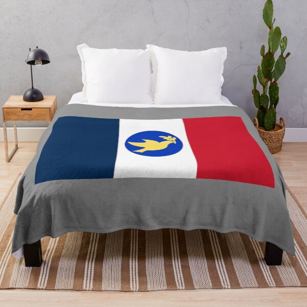 Item preview, French Peace Dove Coat of Arms Flag designed and sold by JonathanR1994.