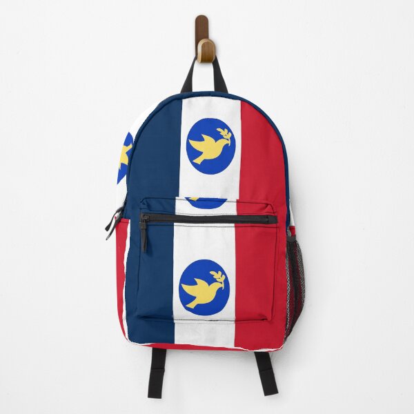 Item preview, French Peace Dove Coat of Arms Flag designed and sold by JonathanR1994.