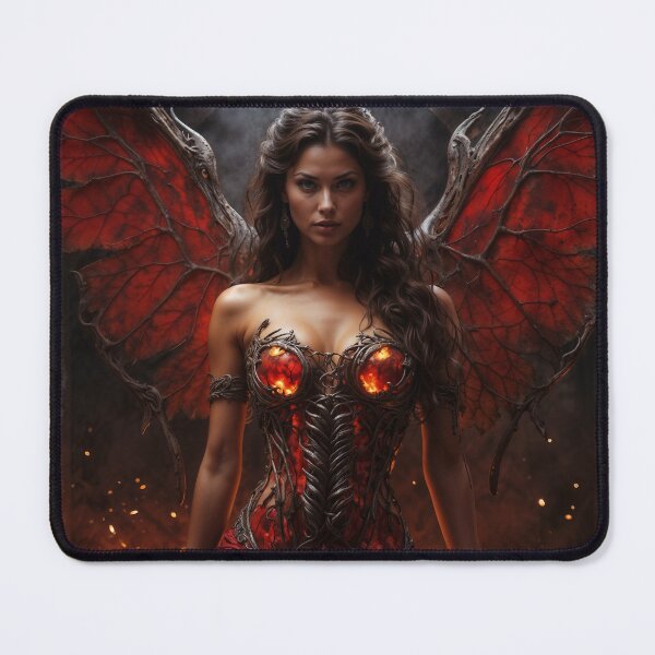 Item preview, Woman in fire with red wings designed and sold by photoparadise22.