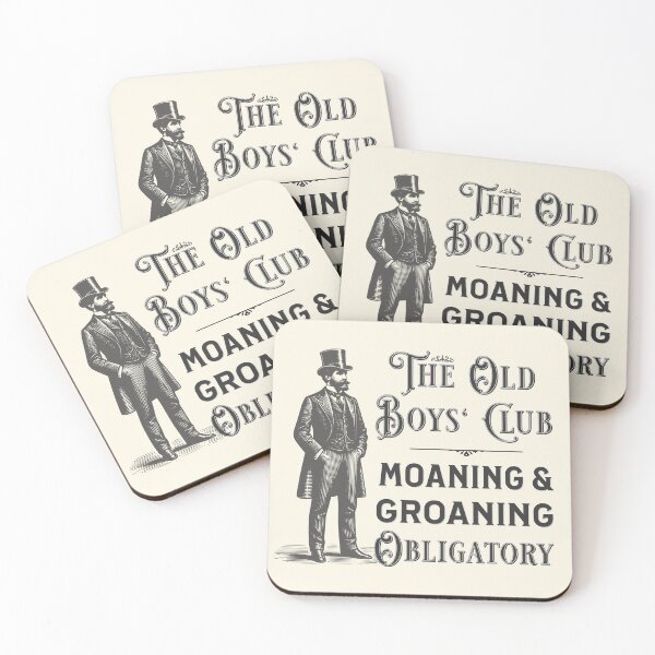 Item preview, The Old Boys Club Moaning & Groaning Obligatory Vintage Retro designed and sold by PrintFanDesign.