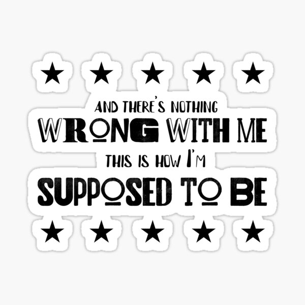 Item preview, jesus of suburbia - nothing wrong with me designed and sold by MiaNotMaya.