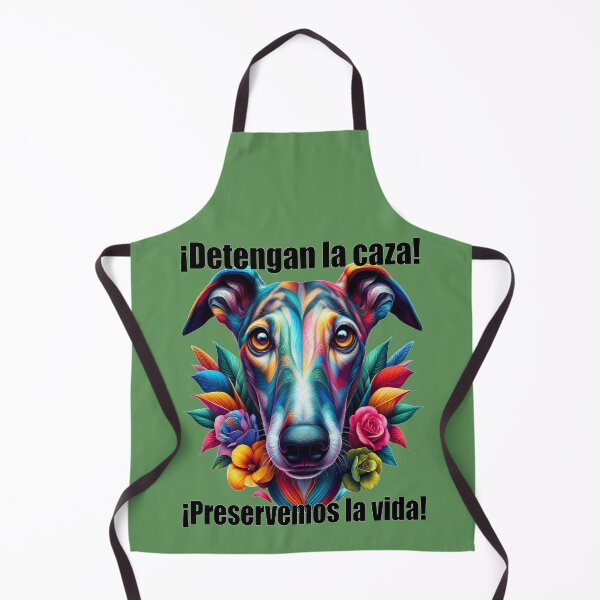 Item preview, Detengan La Caza! Preservemos la vida!- Stop the hunt! Preserve life! Galgo in colorful designed and sold by Berlini.