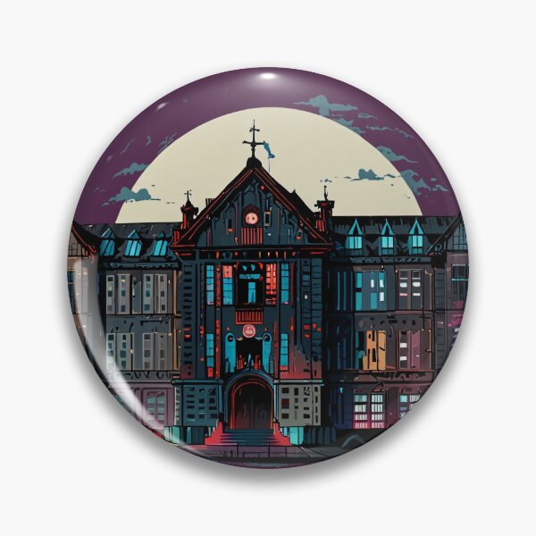 Item preview, Back to School - New Wave Retro Style Gothic Campus designed and sold by MadnessEnvelope.