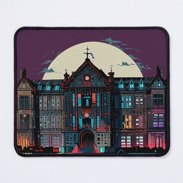Item preview, Back to School - New Wave Retro Style Gothic Campus designed and sold by MadnessEnvelope.