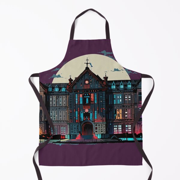Item preview, Back to School - New Wave Retro Style Gothic Campus designed and sold by MadnessEnvelope.