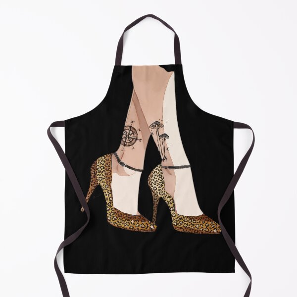 Item preview, Leopard evening shoes designed and sold by Hen-C-Art.