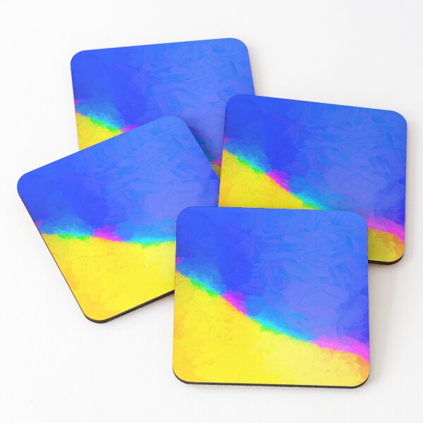 Item preview, Digital Abstract Gold and Blue X106 designed and sold by RichFrancoCars.