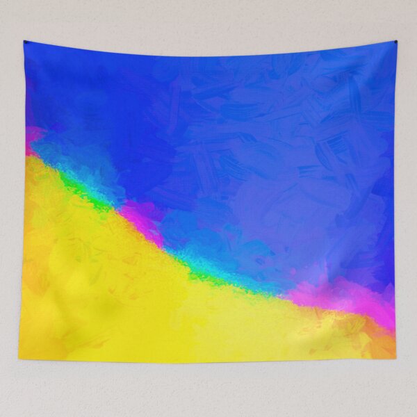 Item preview, Digital Abstract Gold and Blue X106 designed and sold by RichFrancoCars.
