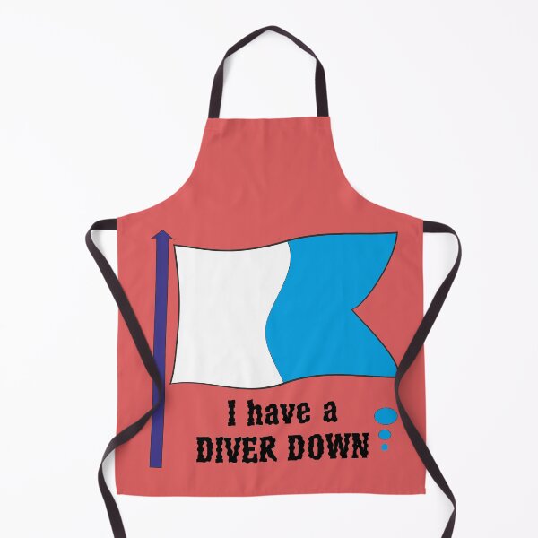 Item preview, I have a Diver Down: Maritime Code Flag Alpha designed and sold by Ahabs-Locker.