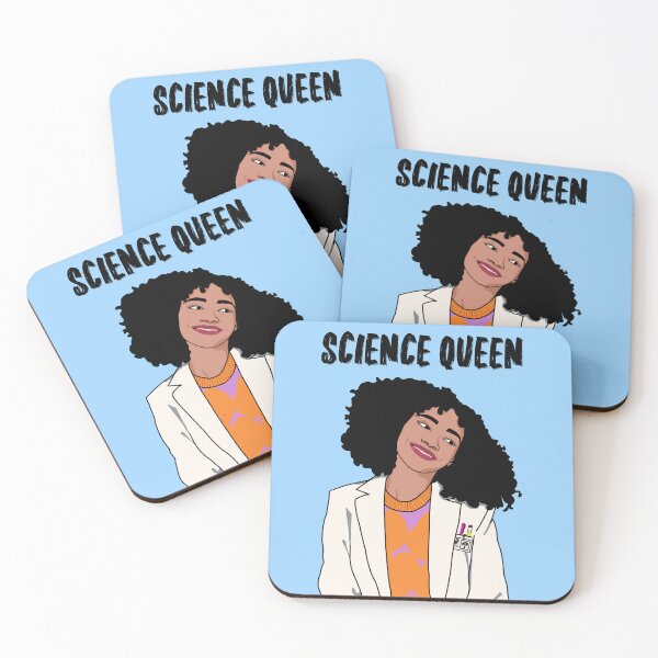 Item preview, Scientist Queen with Natural Hair designed and sold by chaycreates.