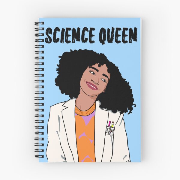 Item preview, Scientist Queen with Natural Hair designed and sold by chaycreates.