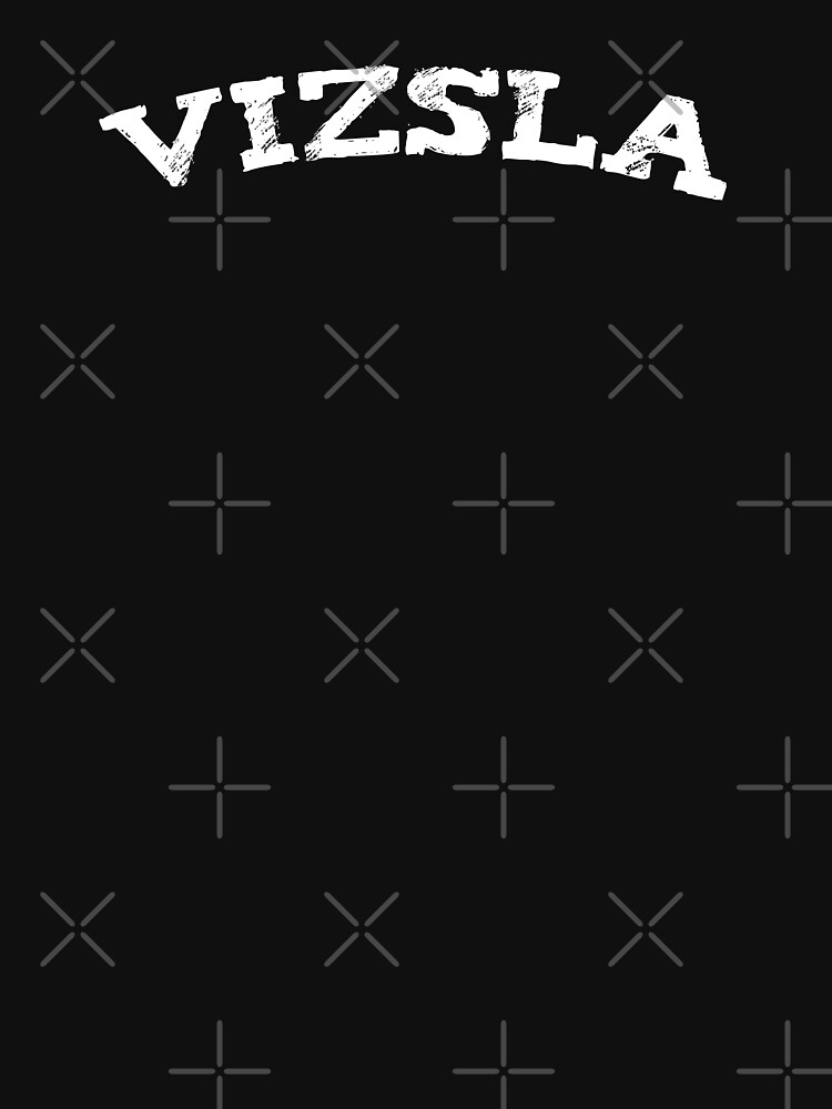 Thumbnail 7 of 7, Classic T-Shirt, Vizsla - Grunge Font designed and sold by K9ish.