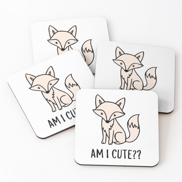 Item preview, Am I Cute Fox? designed and sold by PragmaticP.