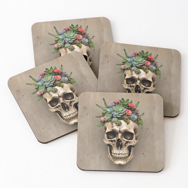 Item preview, Skull Planter designed and sold by shortiiblazed.