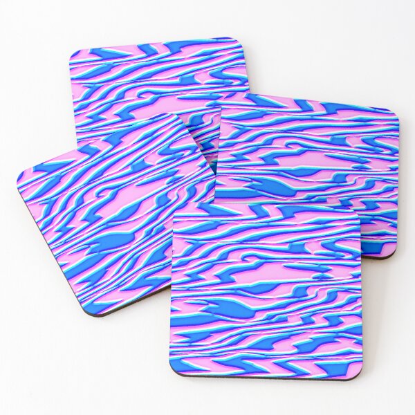 Item preview, Pink and Blue Grungy Stripe Pattern designed and sold by TheRulerofEarth.