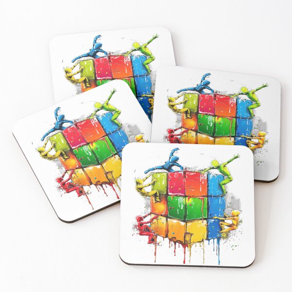 Item preview, Colorful Rubiks Cube designed and sold by ArtFusionVibe.