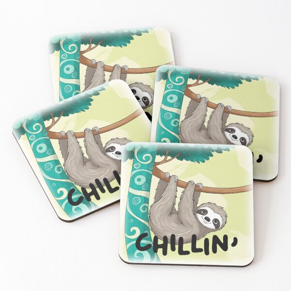 Item preview, CHILLIN'- SLOTH STYLE designed and sold by Canvations.