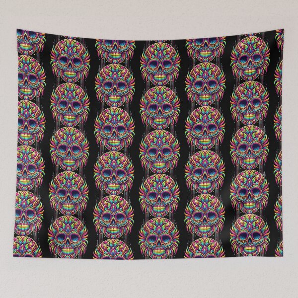 Item preview, Tribal Skull 9 designed and sold by LaNadaYFundante.