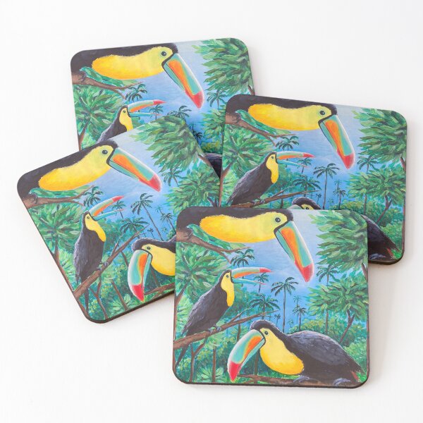 Item preview, Caribbean Toucans designed and sold by serotoninspark.