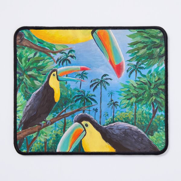 Item preview, Caribbean Toucans designed and sold by serotoninspark.
