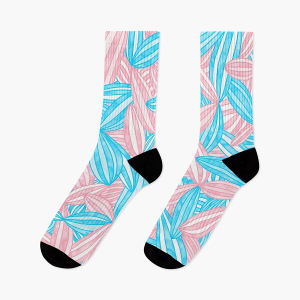 Item preview, Transgender Pride Abstract Zen Flower Petals Pink Blue designed and sold by JoyfulJen.