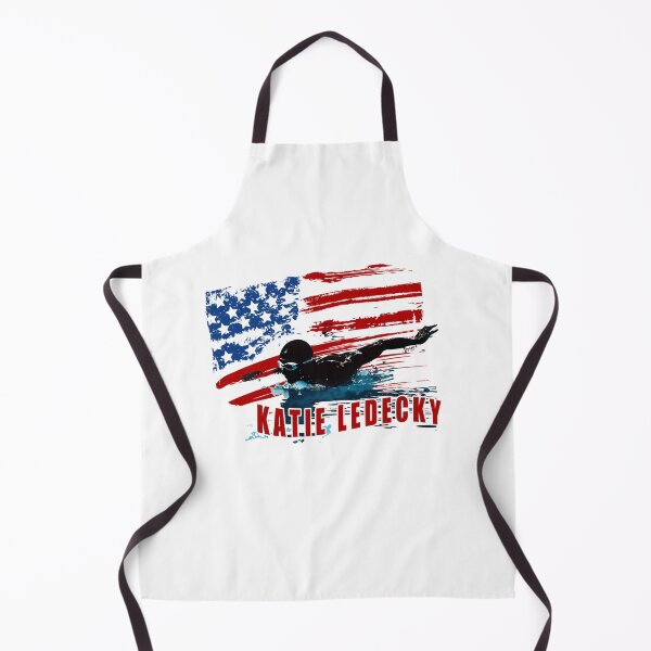 Item preview, Katie Ledecky with the American flag designed and sold by muta1993.