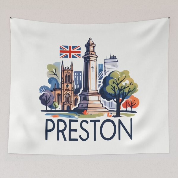 Item preview, Preston England UK designed and sold by WanderlustCoCo.