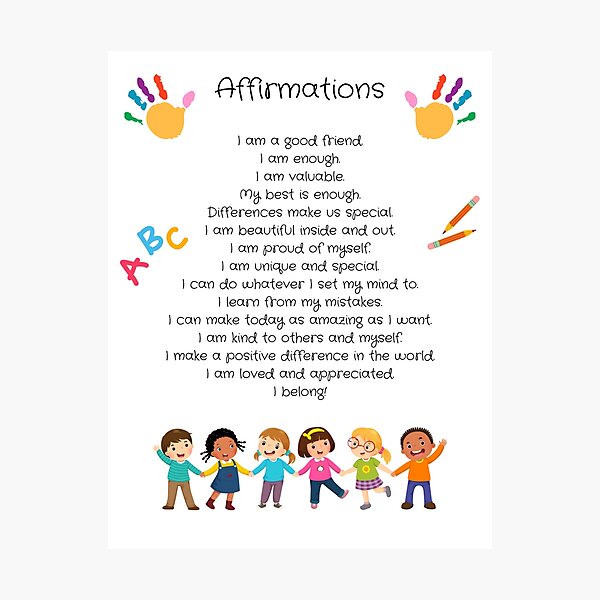 Item preview, Affirmations for Students designed and sold by TeachandCherish.